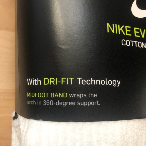 Nike Men's Everyday Plus Cushion Crew 6 Pack Socks - Picture 9 of 9